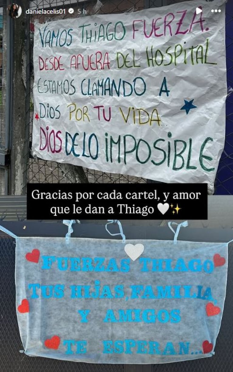 Foto: Captura de Instagram Stories (@danielacelis01)