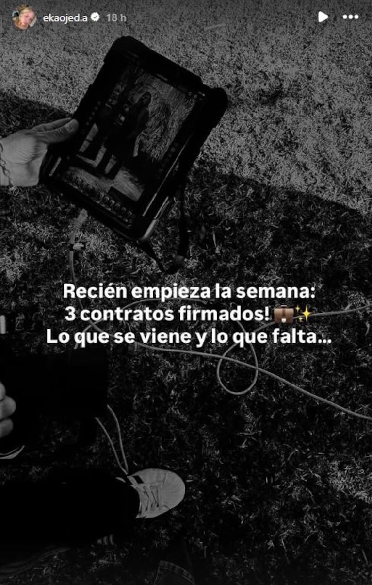 Foto: Captura de Instagram Stories (@ekaojed.a)