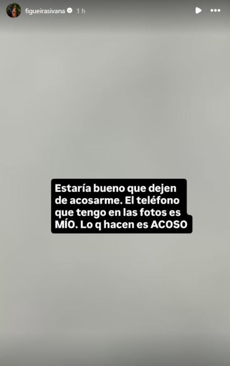 Foto: Captura de Instagram Stories (@figueirasivana)