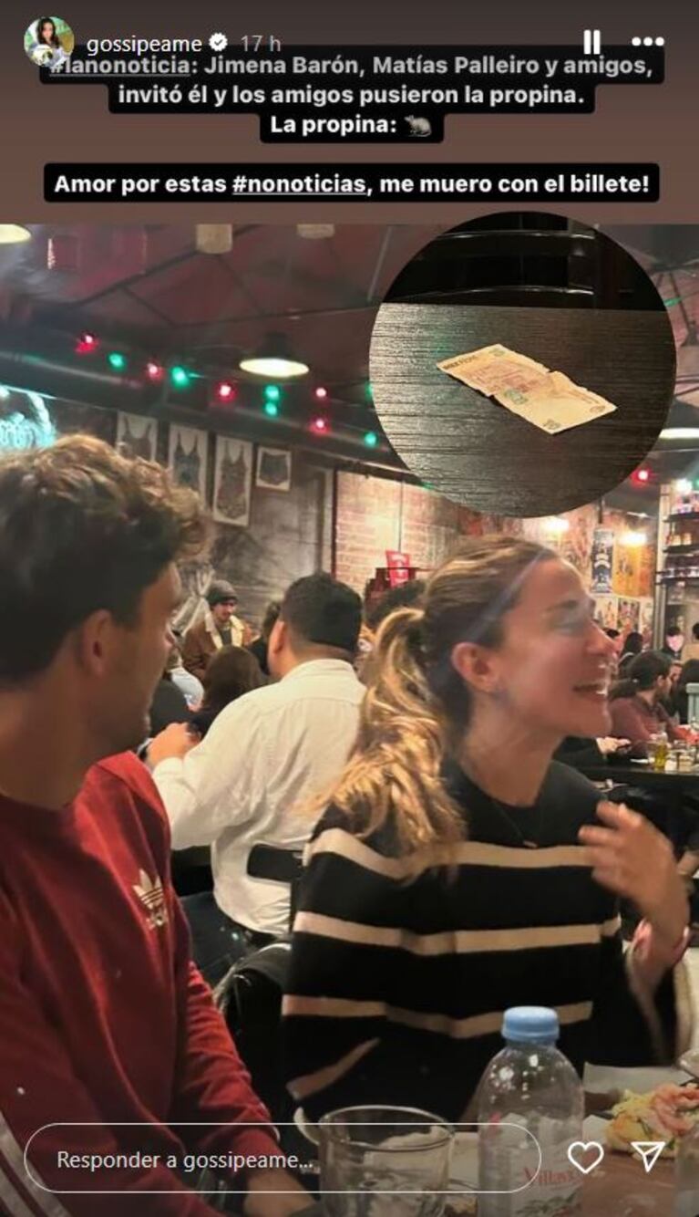 Foto: Captura de Instagram Stories (@gossipeame)