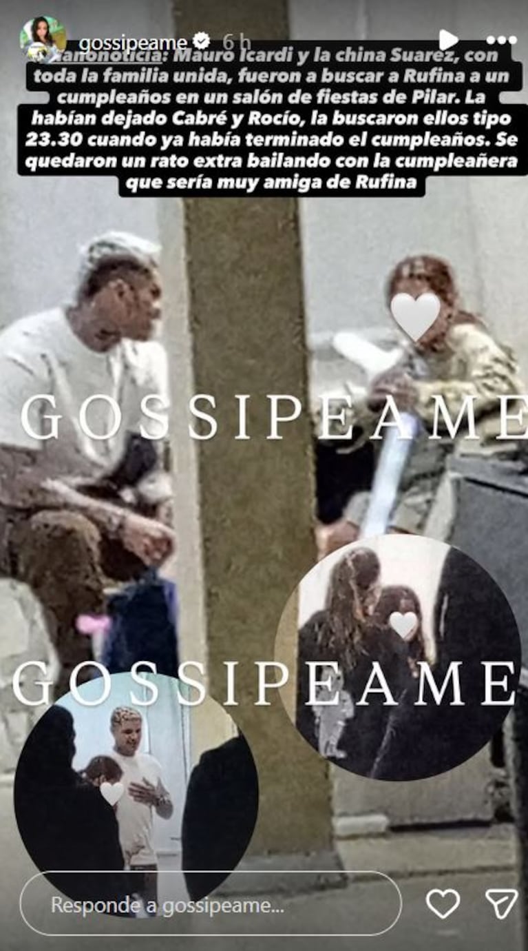 Foto: Captura de Instagram Stories (@gossipeame)