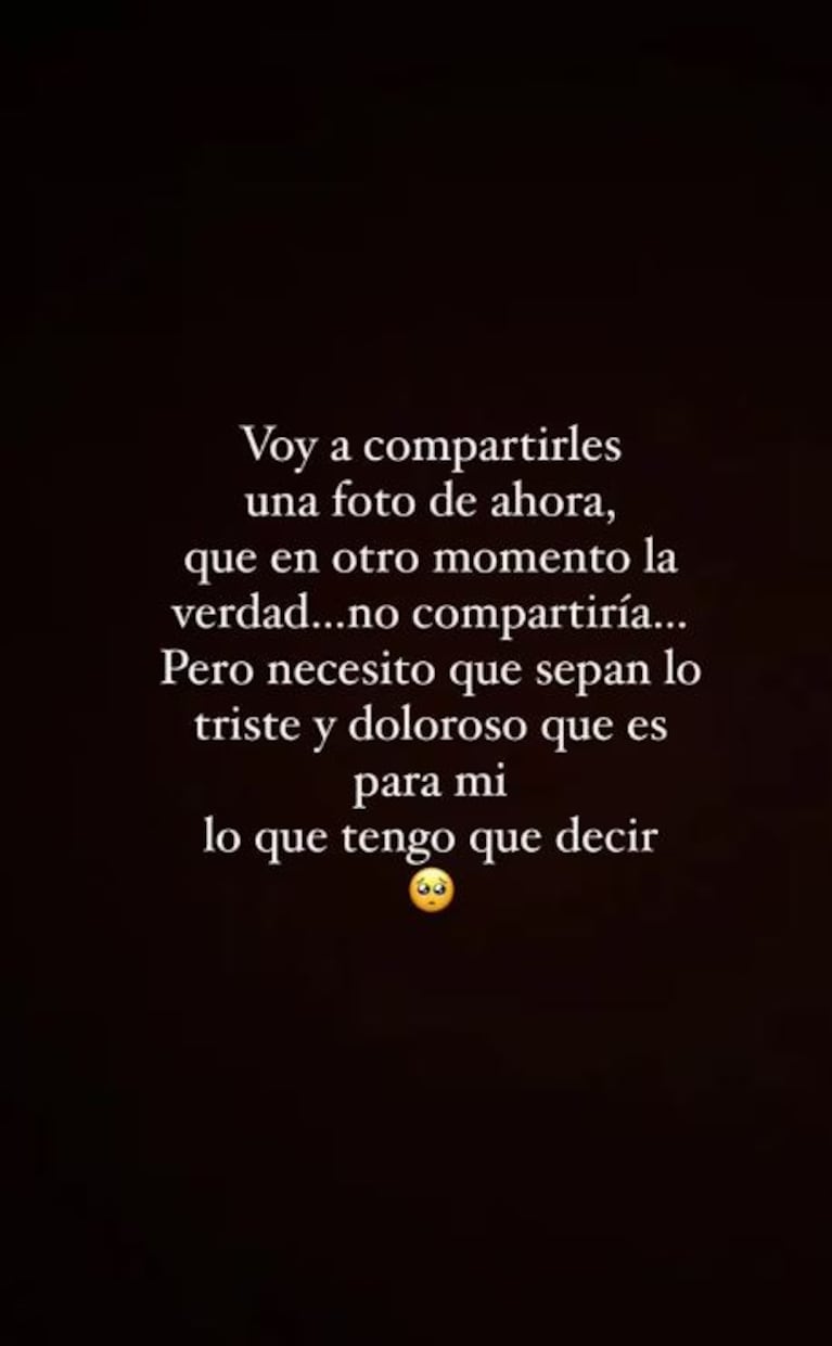 Foto: Captura de Instagram Stories (@holasoylaurita)