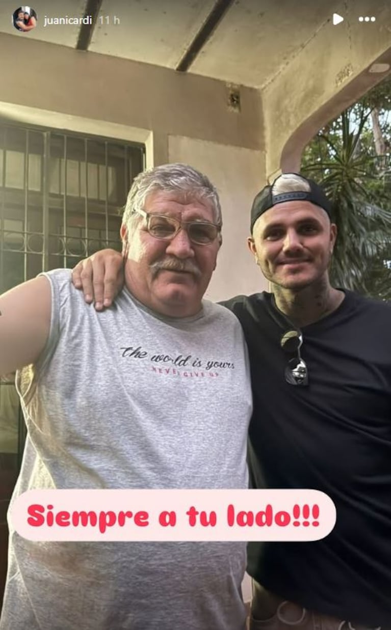 Foto: Captura de Instagram Stories (@juanicardi)
