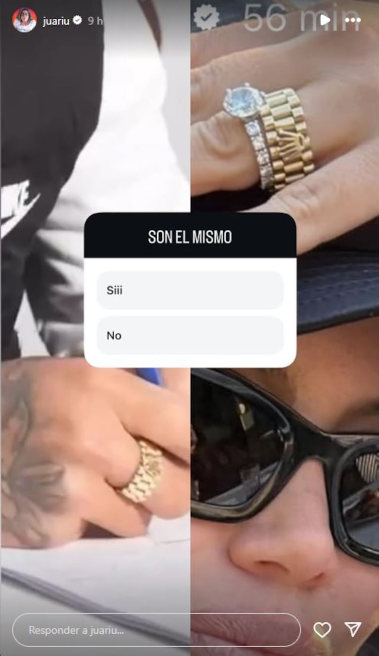 Foto: Captura de Instagram Stories (@juariu)