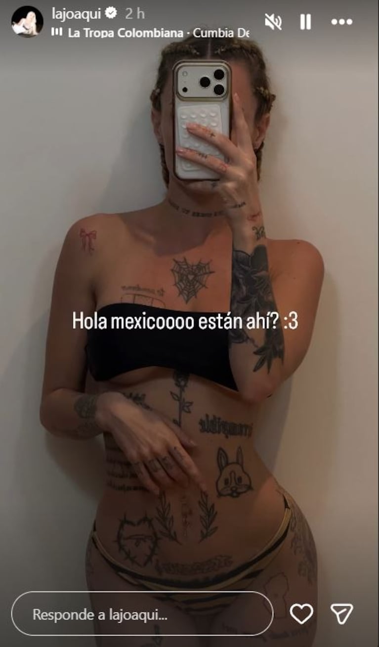 Foto: Captura de Instagram Stories (@lajoaqui)