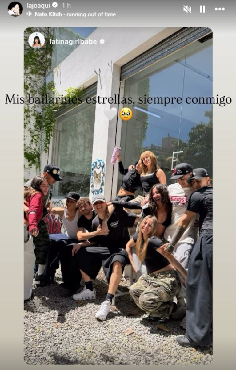 Foto: Captura de Instagram Stories (@lajoaqui)