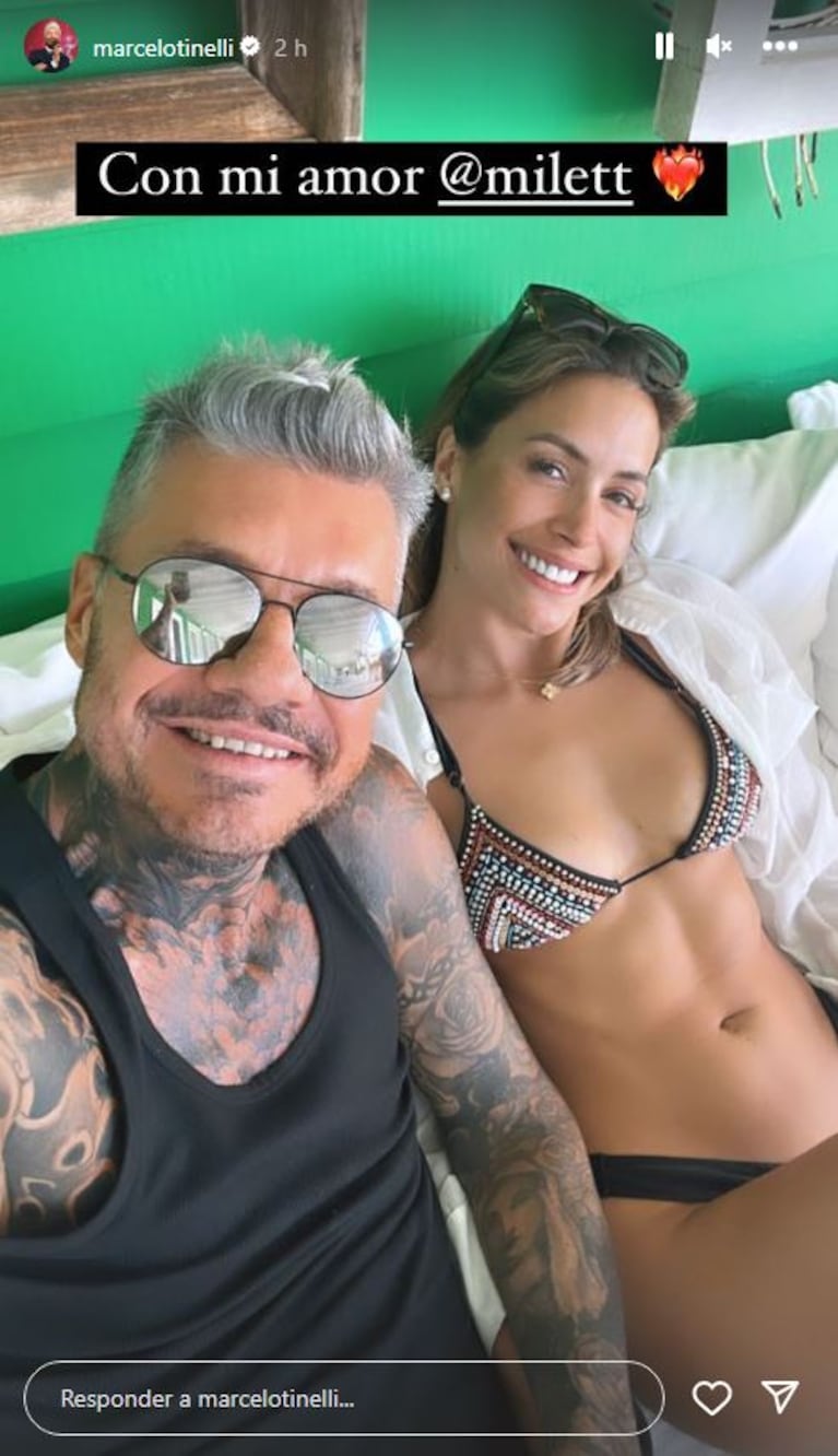 Foto: Captura de Instagram Stories (@marcelotinelli)