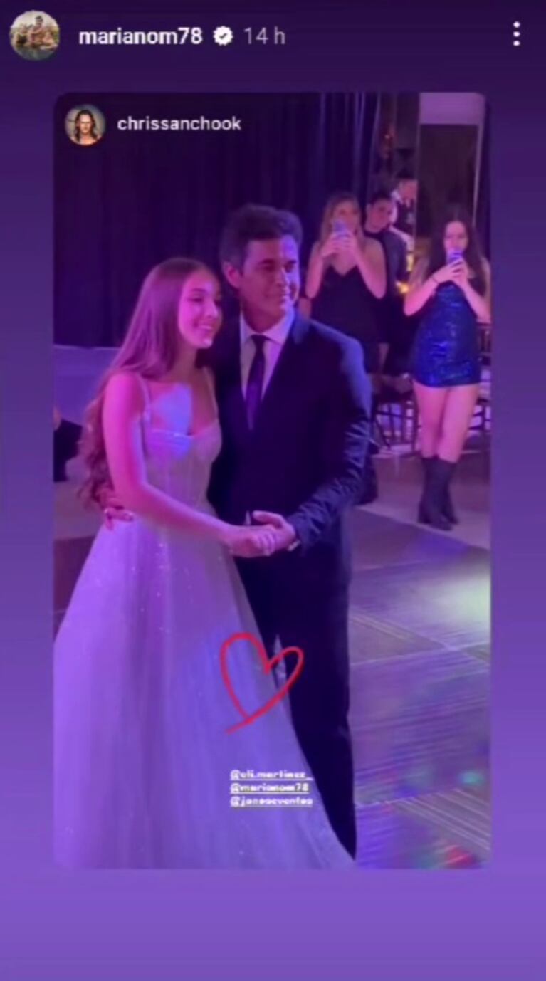 Foto: Captura de Instagram Stories (@marianom78)