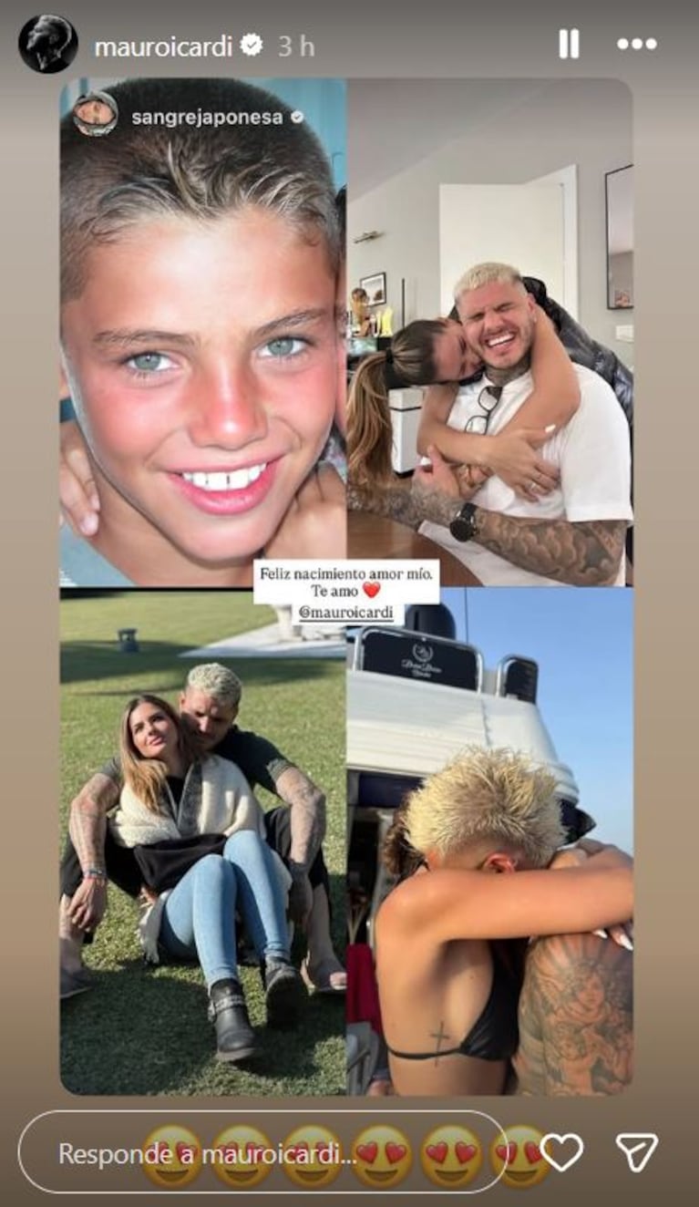 Foto: Captura de Instagram Stories (@mauroicardi)