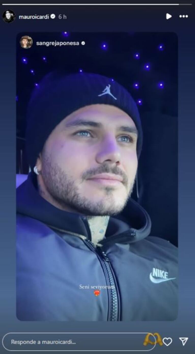 Foto: Captura de Instagram Stories (@mauroicardi)