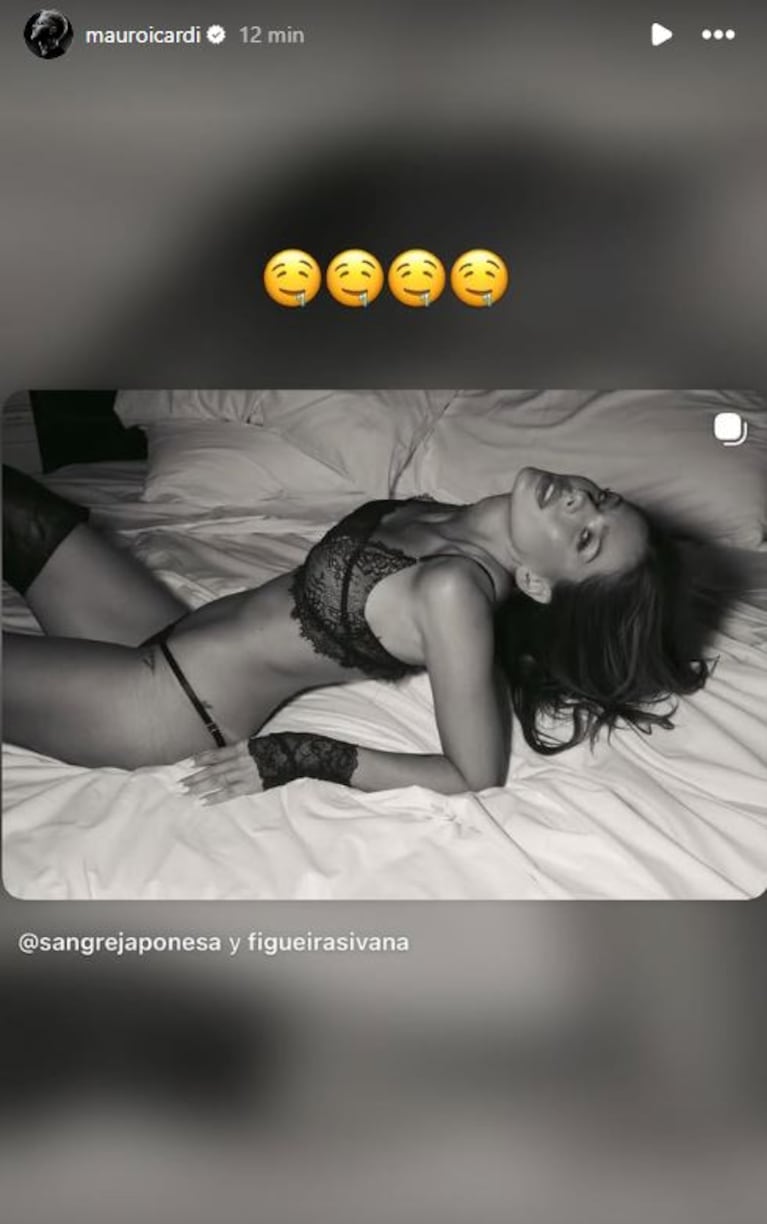 Foto: Captura de Instagram Stories (@mauroicardi)