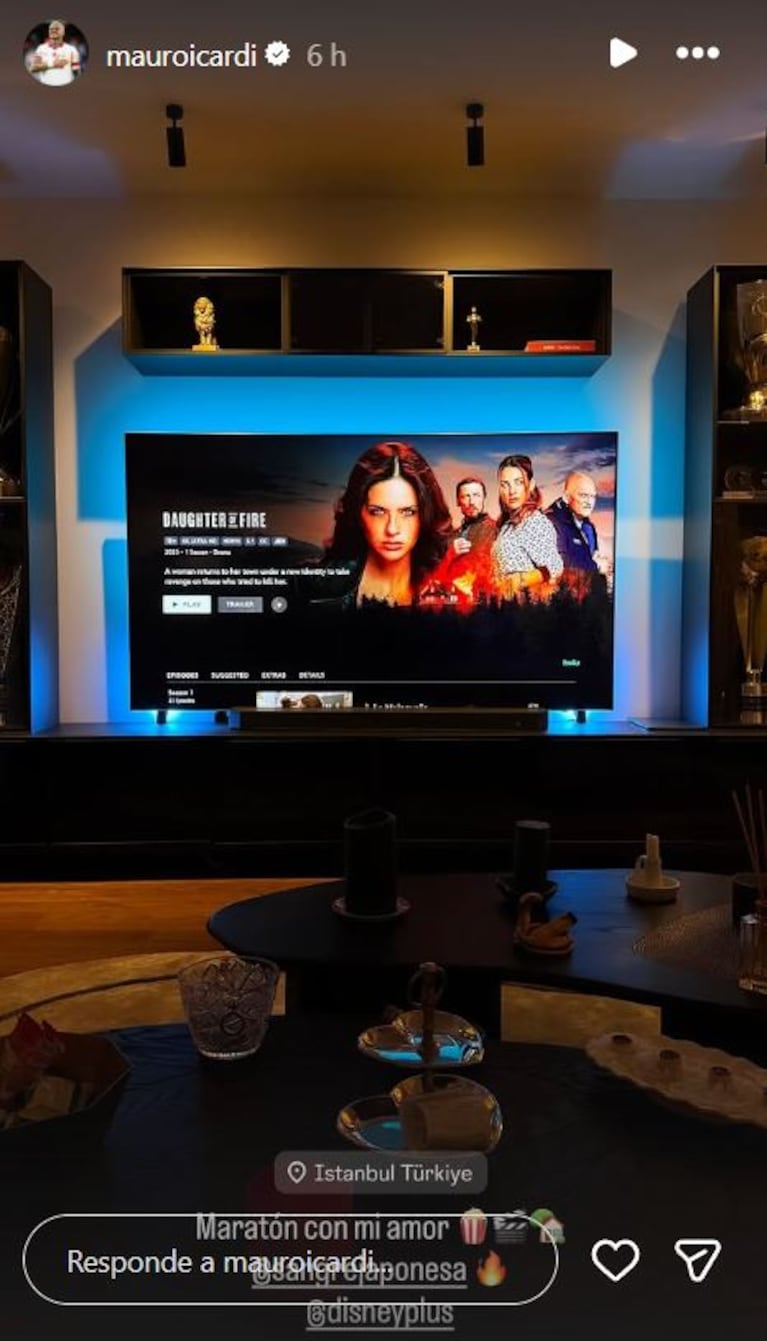 Foto: Captura de Instagram Stories (@mauroicardi)