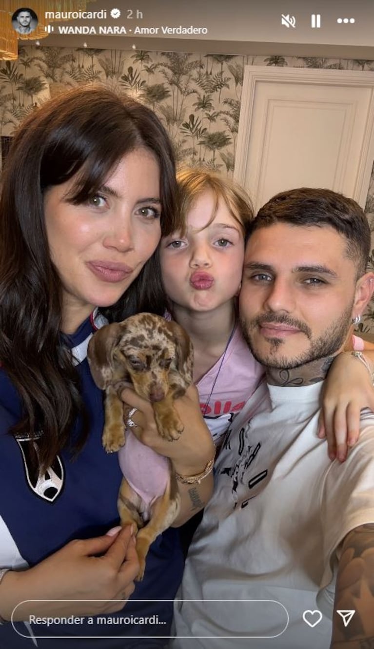 Foto: Captura de Instagram Stories (@mauroicardi)