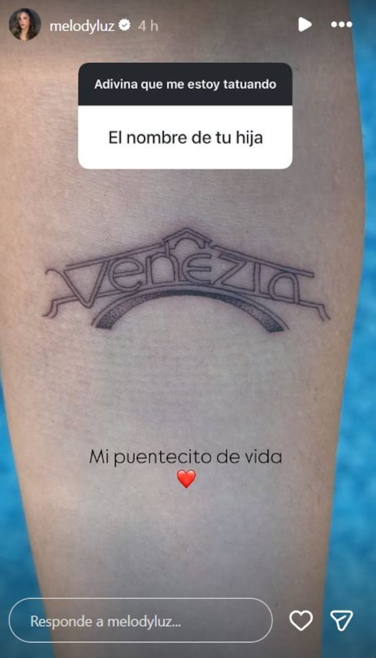 Foto: Captura de Instagram Stories (@melodyluz)