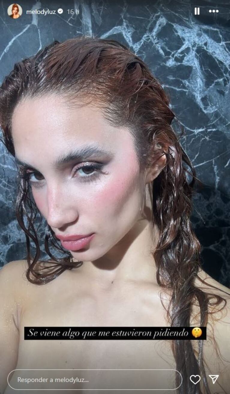 Foto: Captura de Instagram Stories  (@melodyluz)