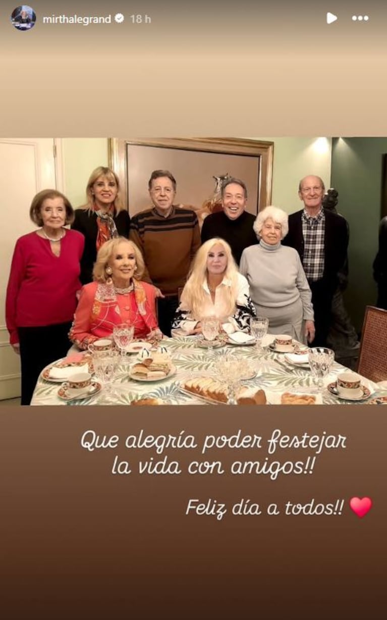 Foto: Captura de Instagram Stories (@mirthalegrand)