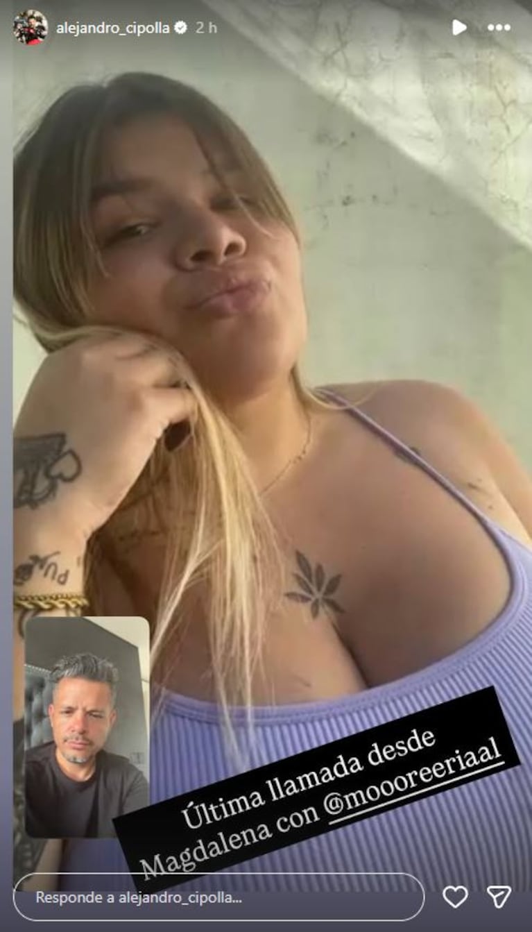 Foto: Captura de Instagram Stories (@moooreeriaal)