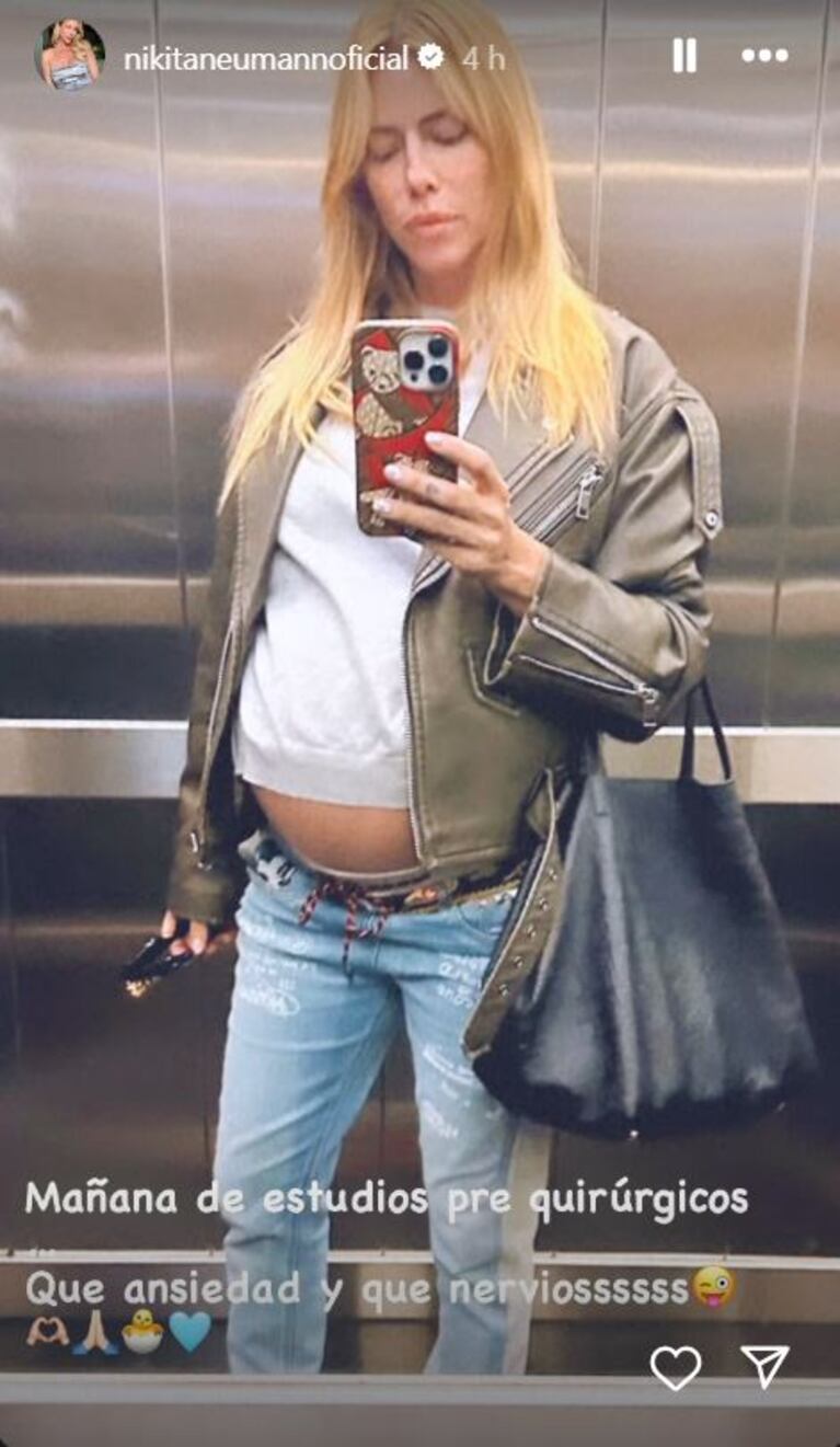 Foto: Captura de Instagram Stories (@nikitaneumannoficial)