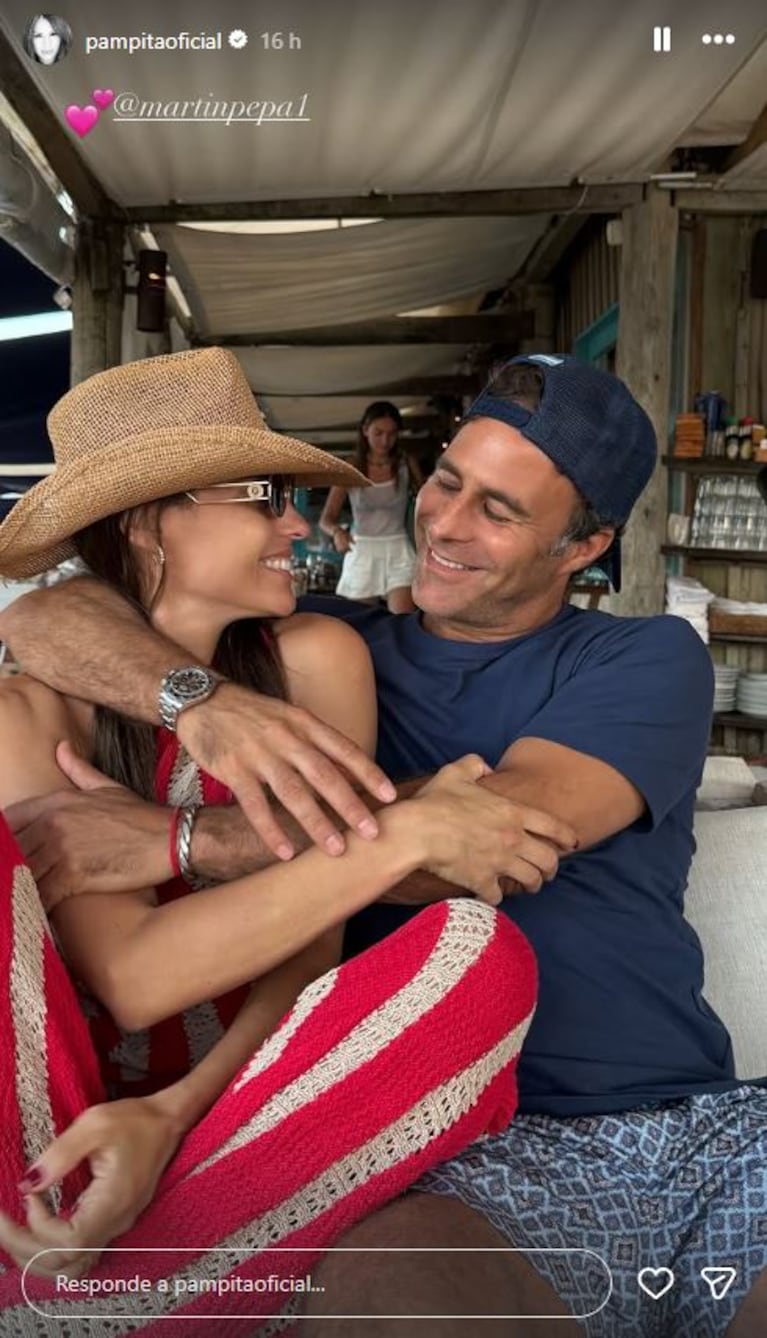 Foto: Captura de Instagram Stories (@pampitaoficial)