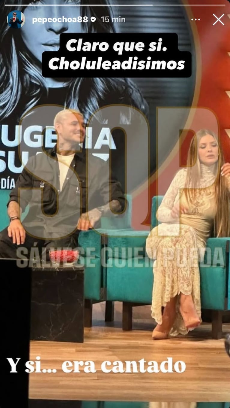 Foto: Captura de Instagram Stories (@pepeochoa88)