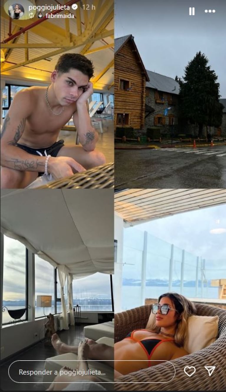 Foto: Captura de Instagram Stories (@poggiojulieta)