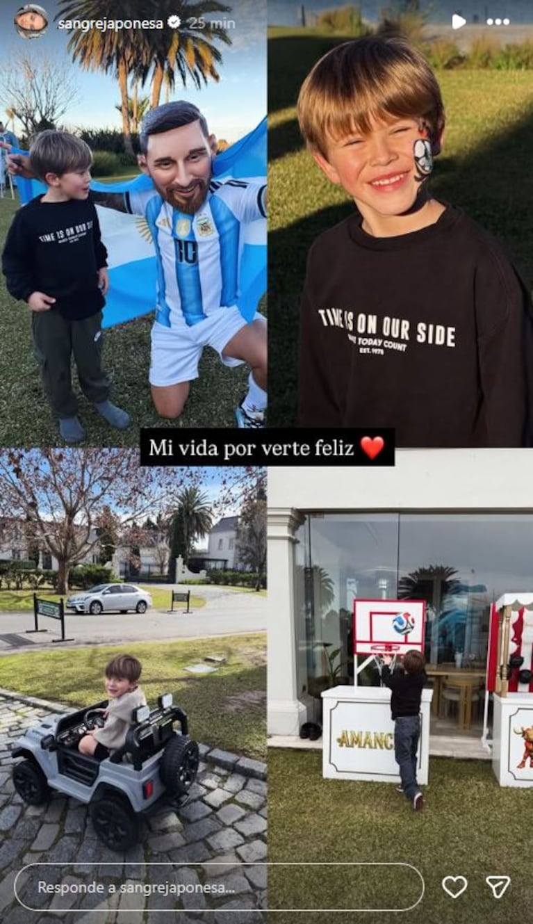 Foto: Captura de Instagram Stories (@sangrejaponesa)