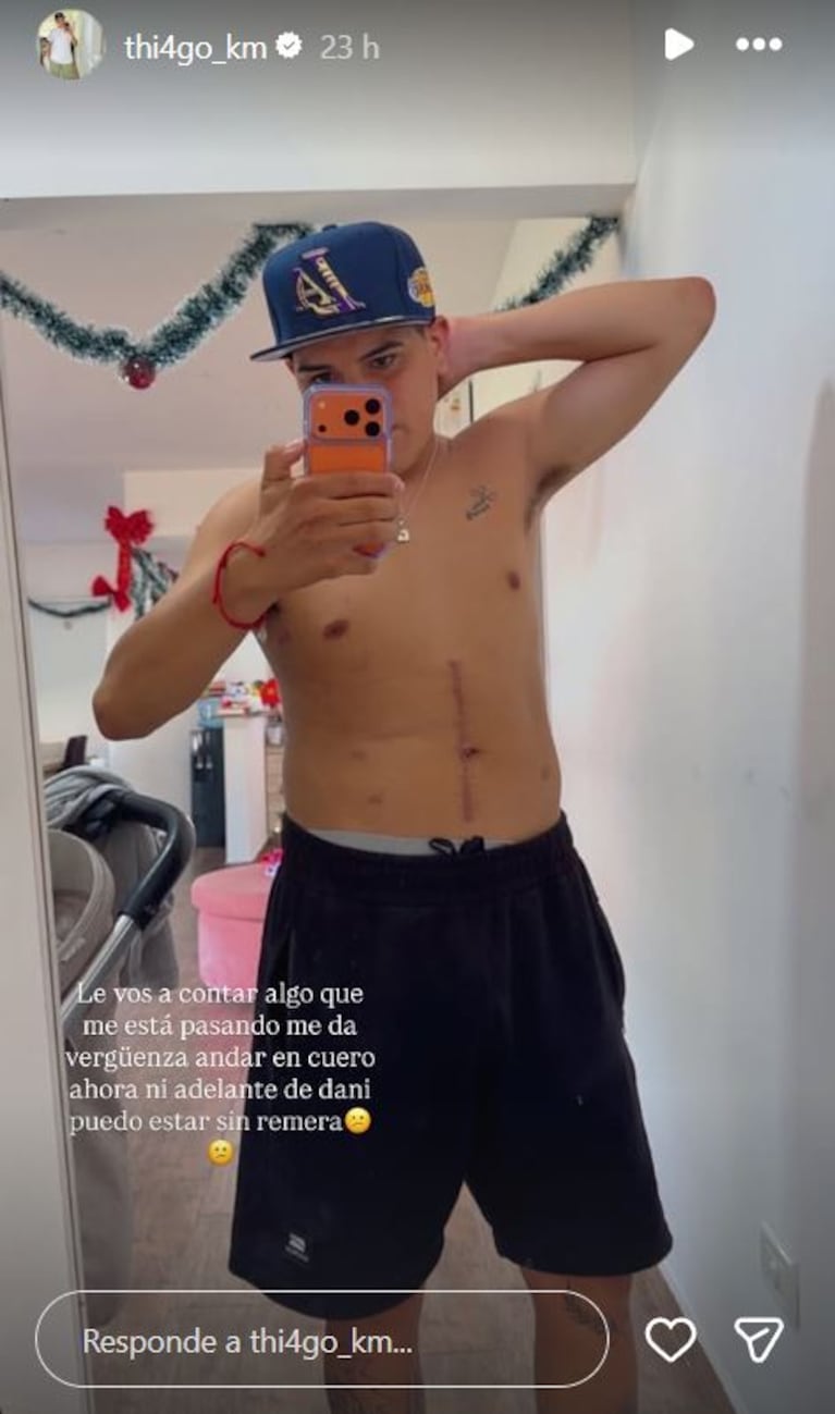 Foto: Captura de Instagram Stories  (@thi4go_km)