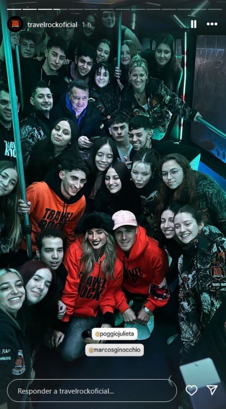 Foto: Captura de Instagram Stories (@travelrockoficial)