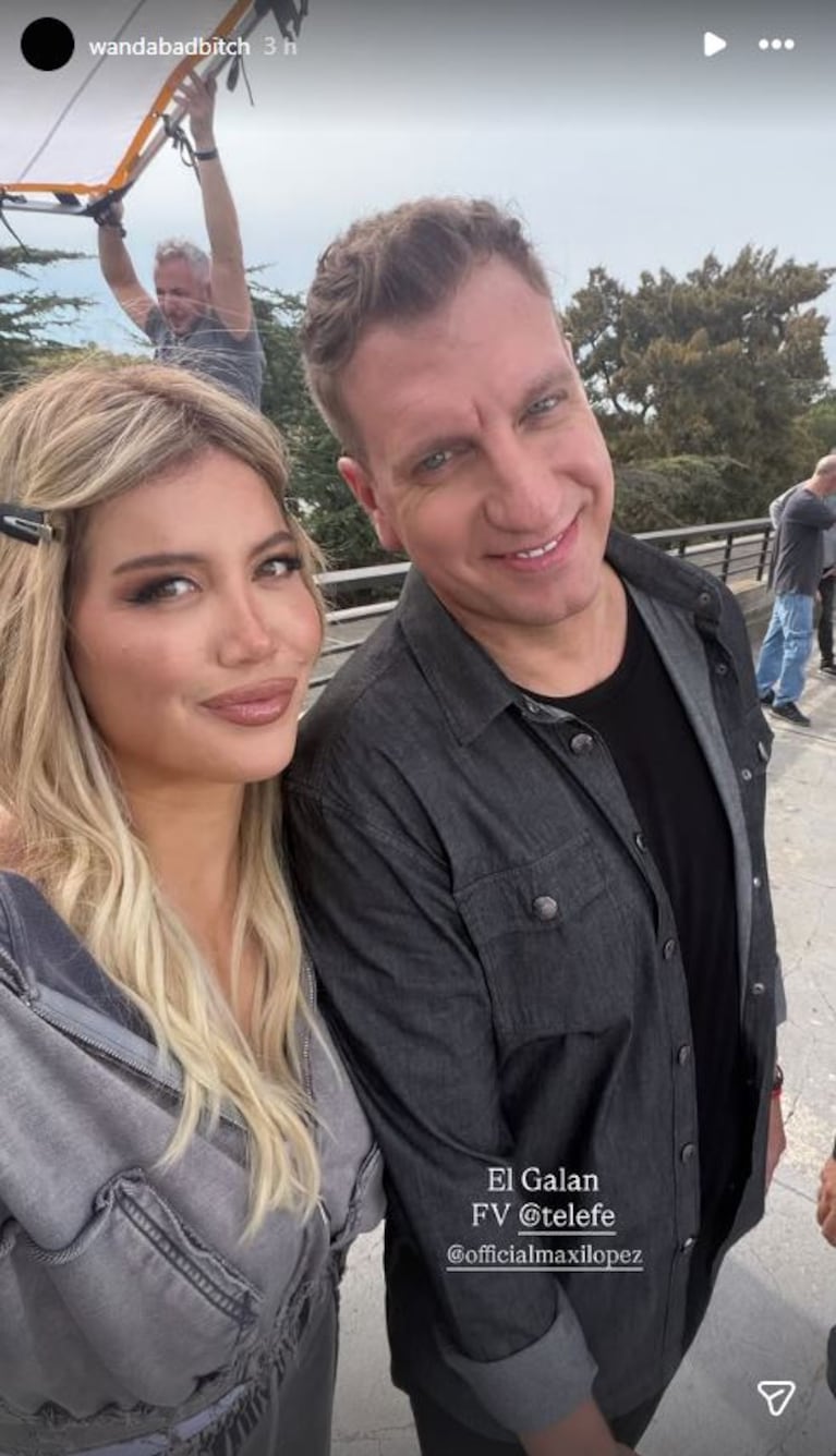 Foto: Captura de Instagram Stories (@wandabadbitch)