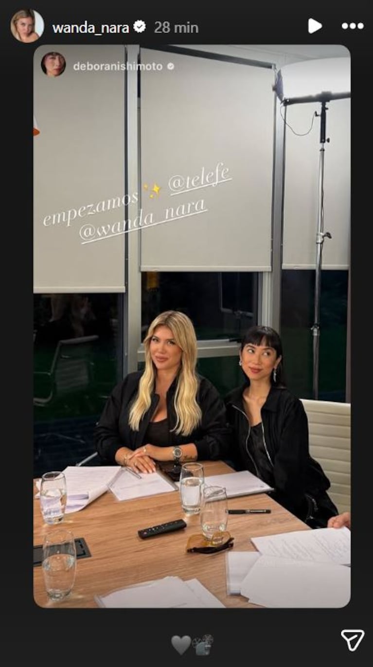 Foto: Captura de Instagram Stories (@wanda_nara)