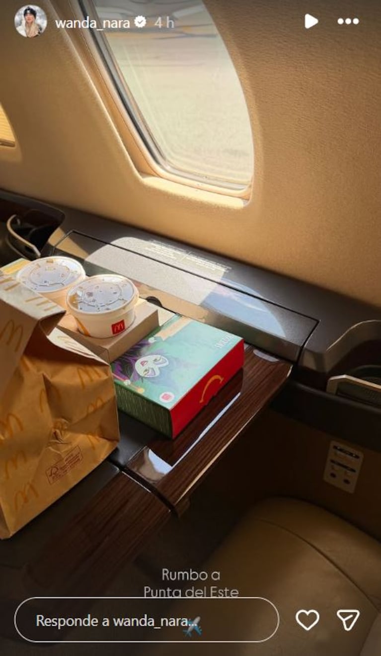 Foto: Captura de Instagram Stories (@wanda_nara)