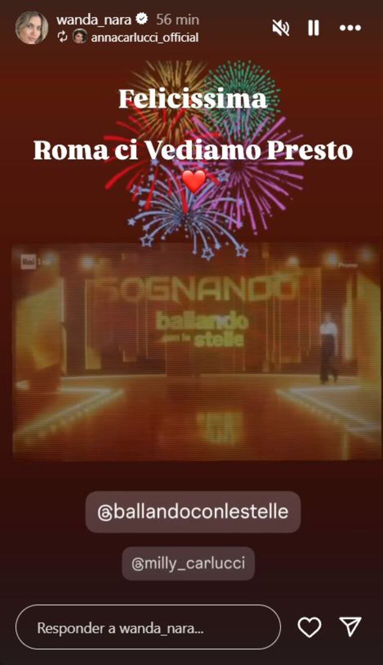 Foto: Captura de Instagram Stories (@wanda_nara)