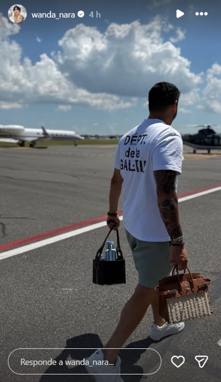 Foto: Captura de Instagram Stories (@wanda_nara)