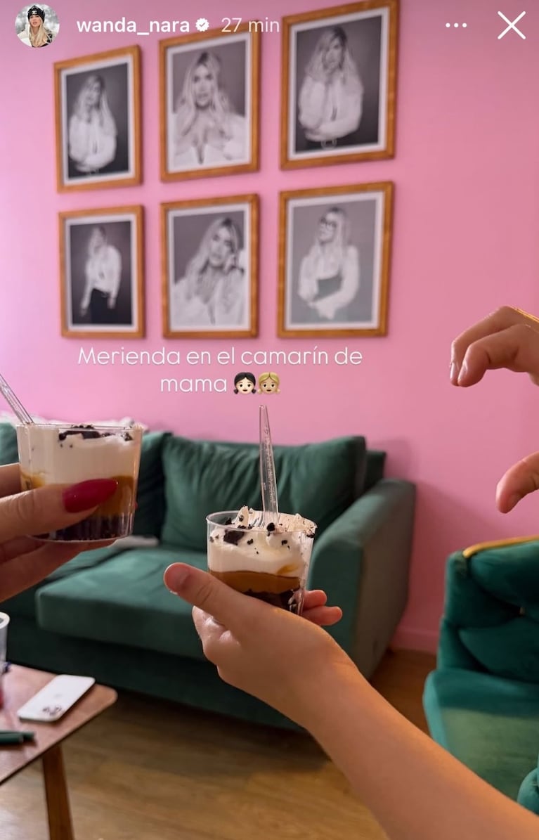 Foto: Captura de Instagram Stories (@wanda_nara)