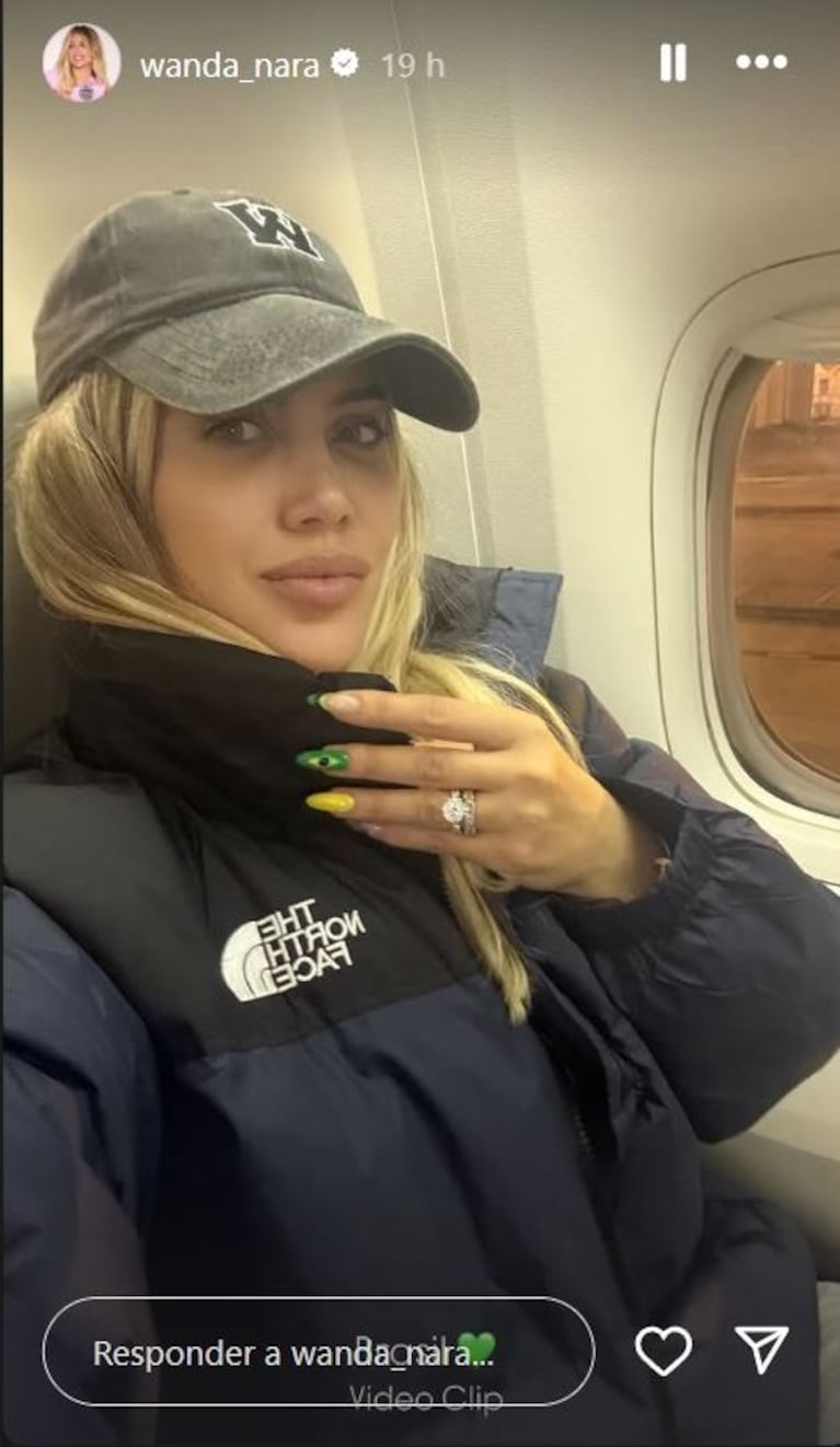 Foto: Captura de Instagram Stories (@wanda_nara)