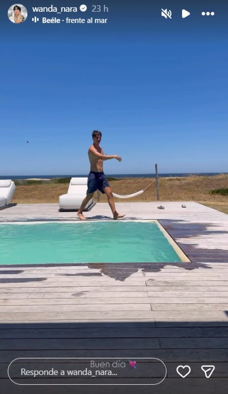 Foto: Captura de Instagram Stories (@wanda_nara)
