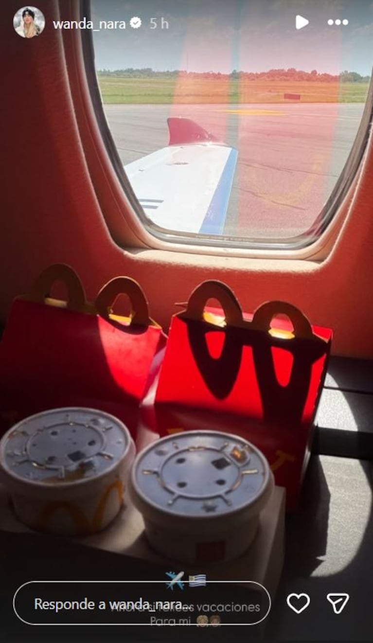 Foto: Captura de Instagram Stories (@wanda_nara)
