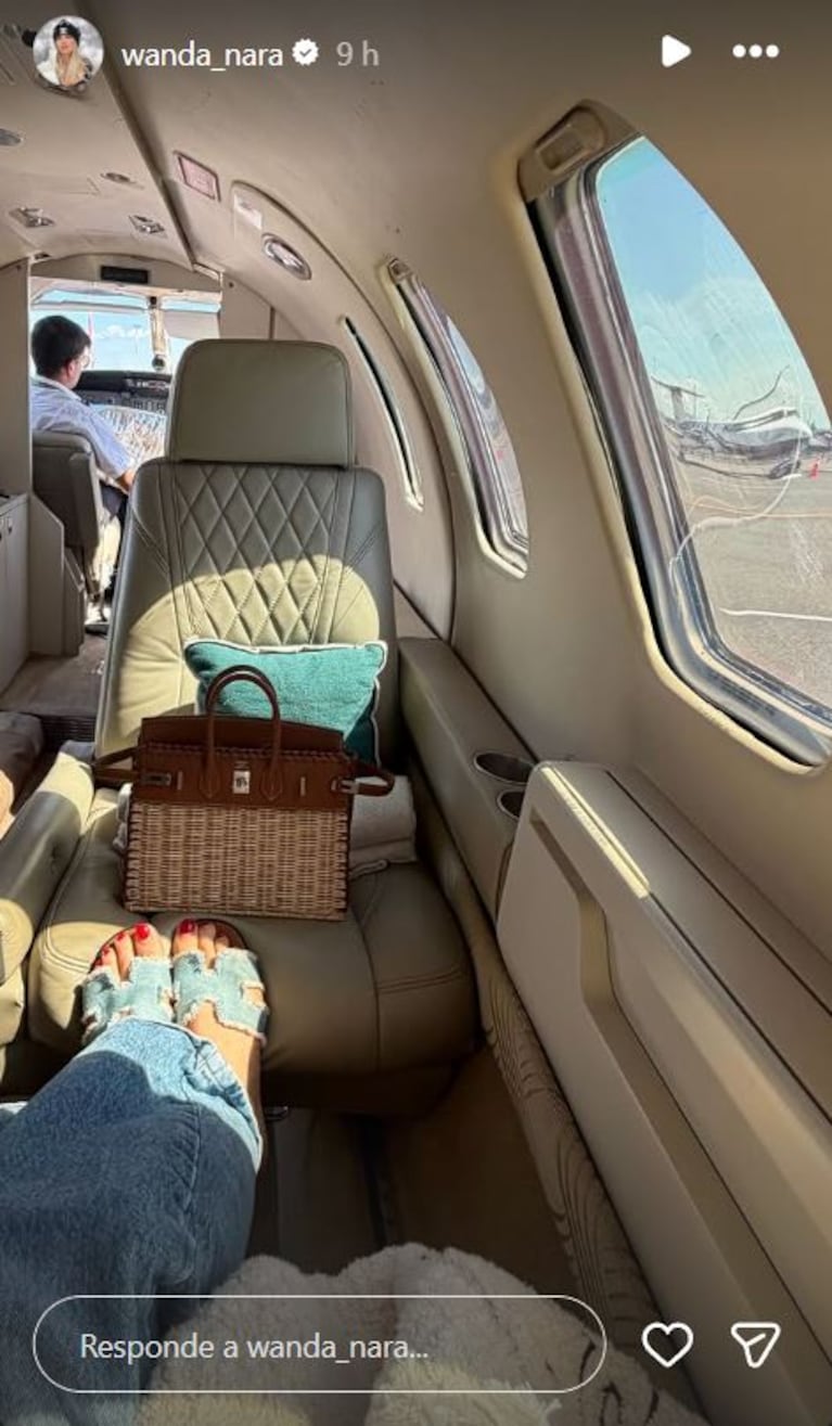 Foto: Captura de Instagram Stories (@wanda_nara)