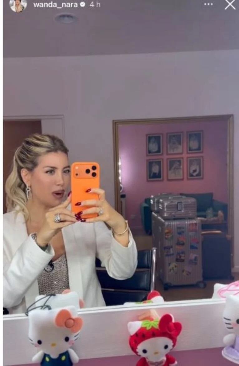 Foto: Captura de Instagram Stories (@wanda_nara)