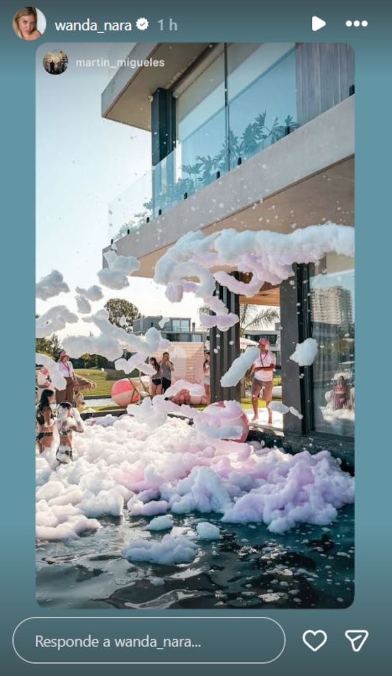 Foto: Captura de Instagram Stories (@wanda_nara)