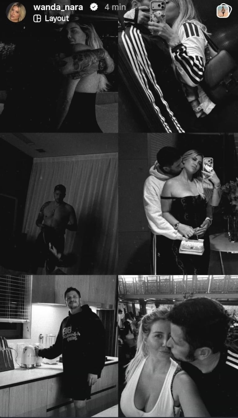 Foto: Captura de Instagram Stories (@wanda_nara)