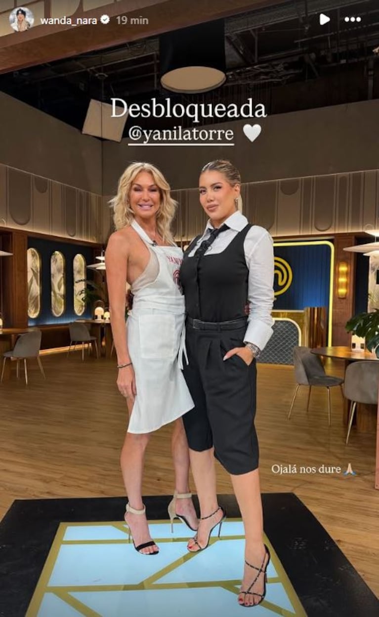 Foto: Captura de Instagram Stories (@wanda_nara)