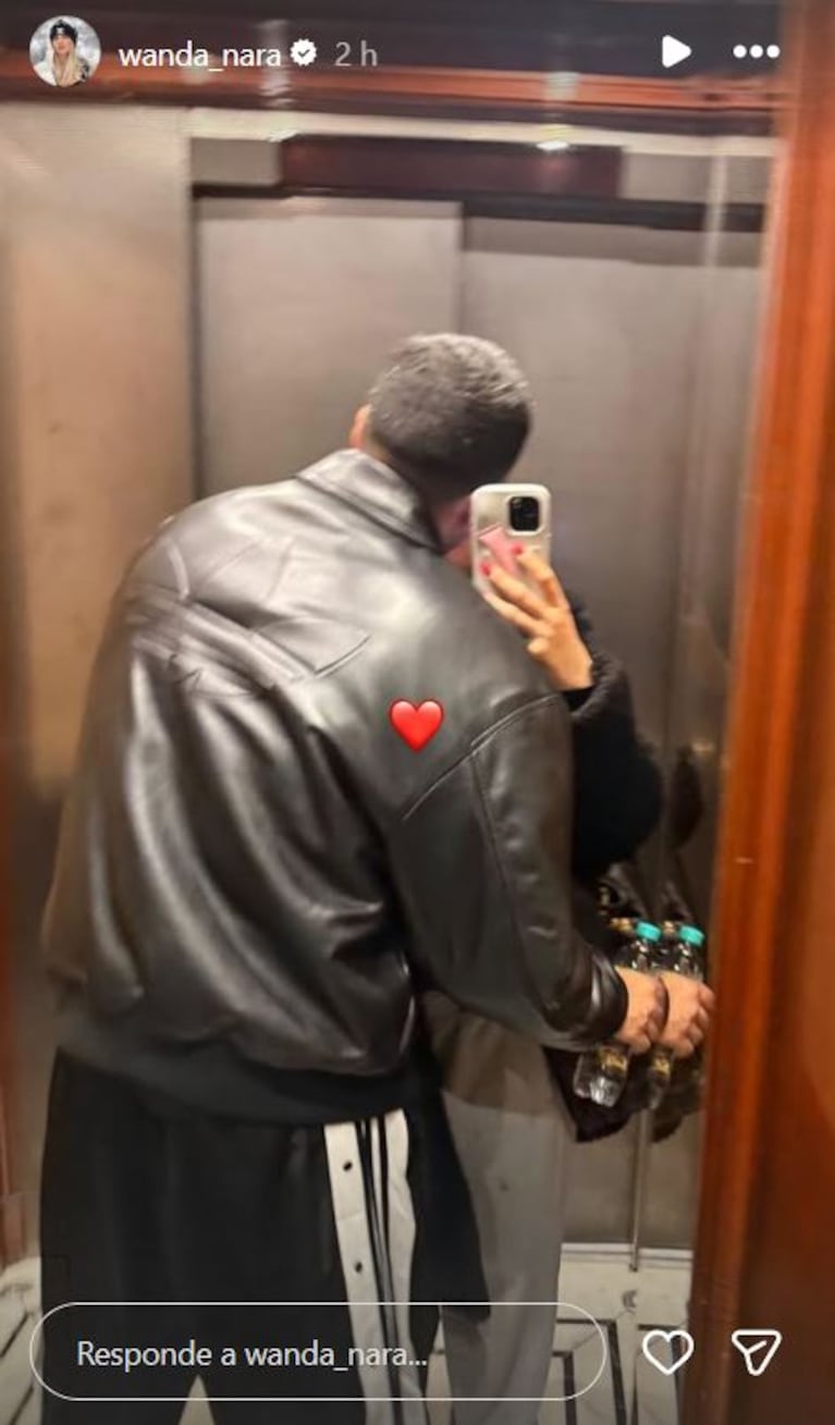 Foto: Captura de Instagram Stories (@wanda_nara)
