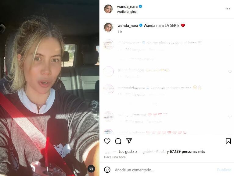 Foto: Captura de Instagram (@wanda_nara)