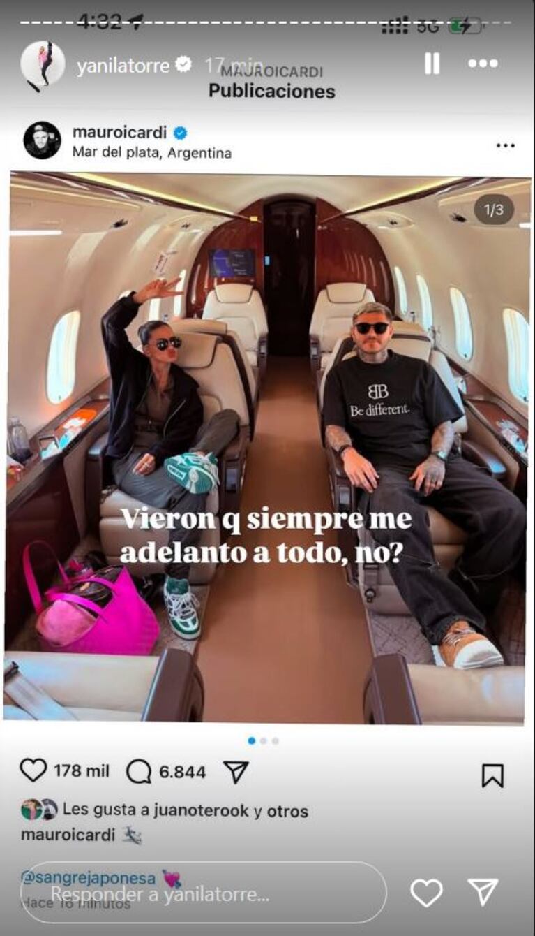 Foto: Captura de Instagram (@yanilatorre)