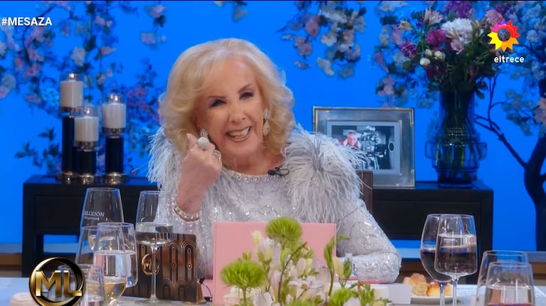 Foto: captura de pantalla de eltrece, La Noche de Mirtha.