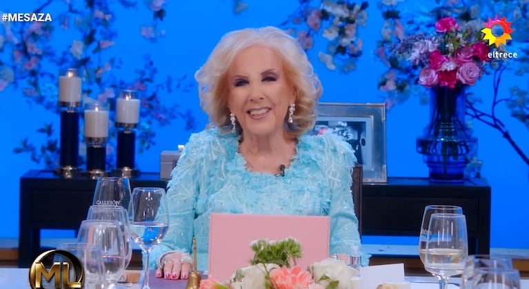 Foto: captura de pantalla de eltrece, La Noche de Mirtha.