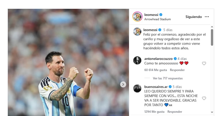 Foto: captura de pantalla de IG Leo Messi