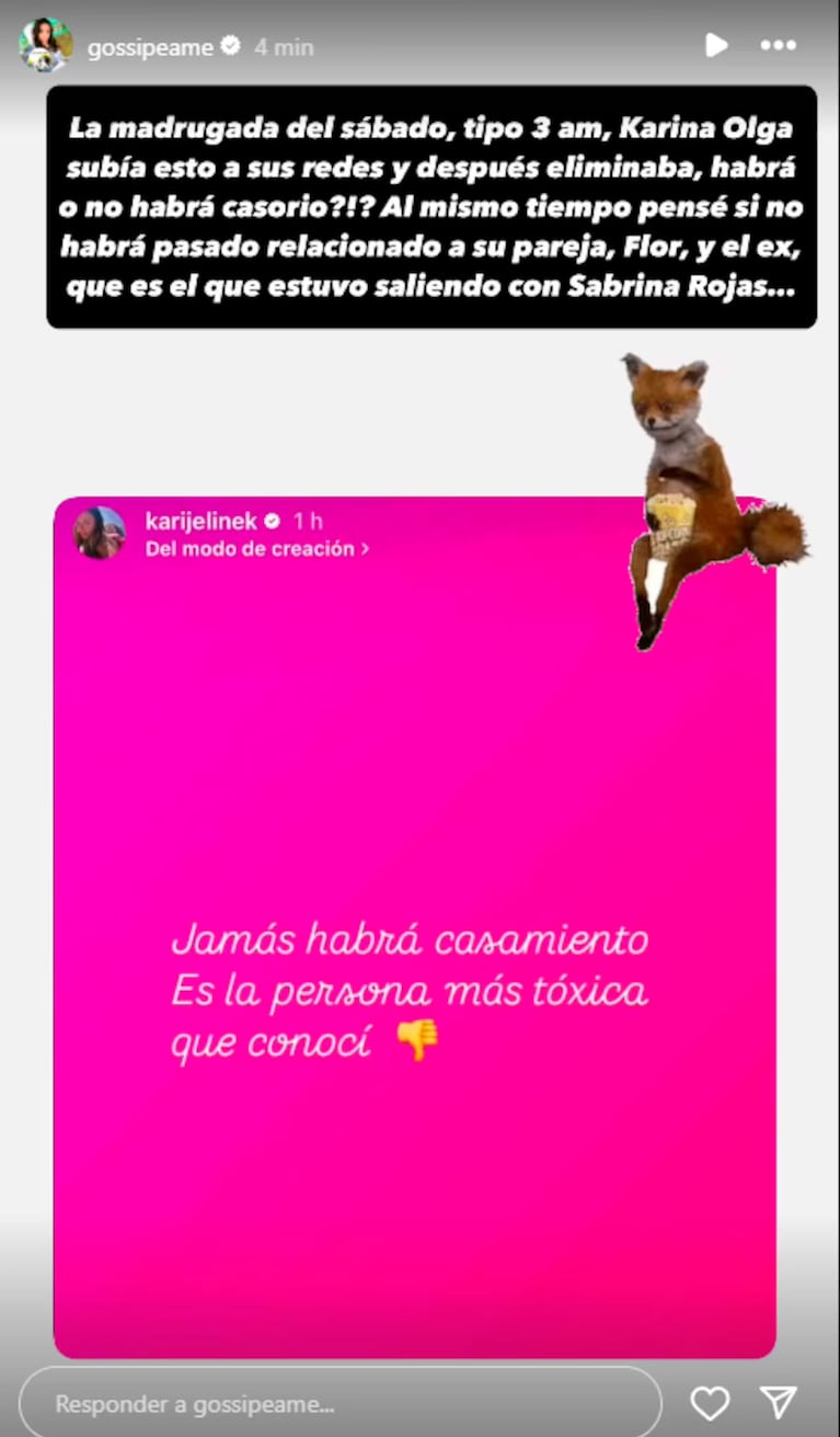Foto: captura de pantalla de Instagram.