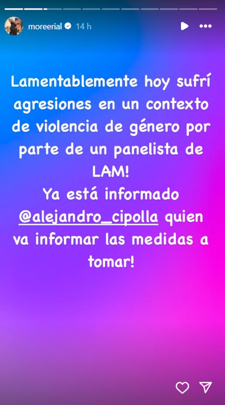 Foto: captura de pantalla de Instagram.